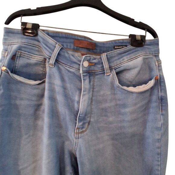 Judy Blue jeans womens 16W straight fit high rise medium wash - Picture 3 of 5